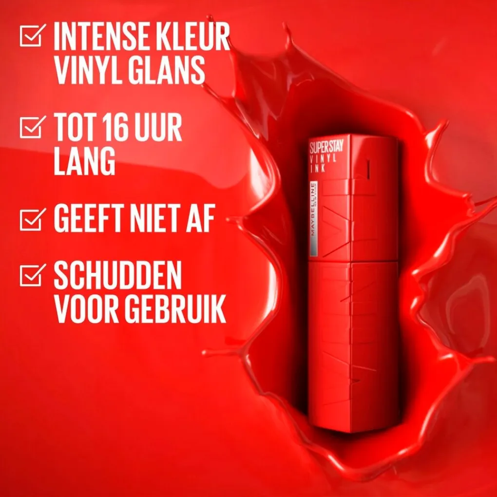 Maybelline Lipmake-Up>New York SuperStay Vinyl Ink 10 Lippy Lipstick