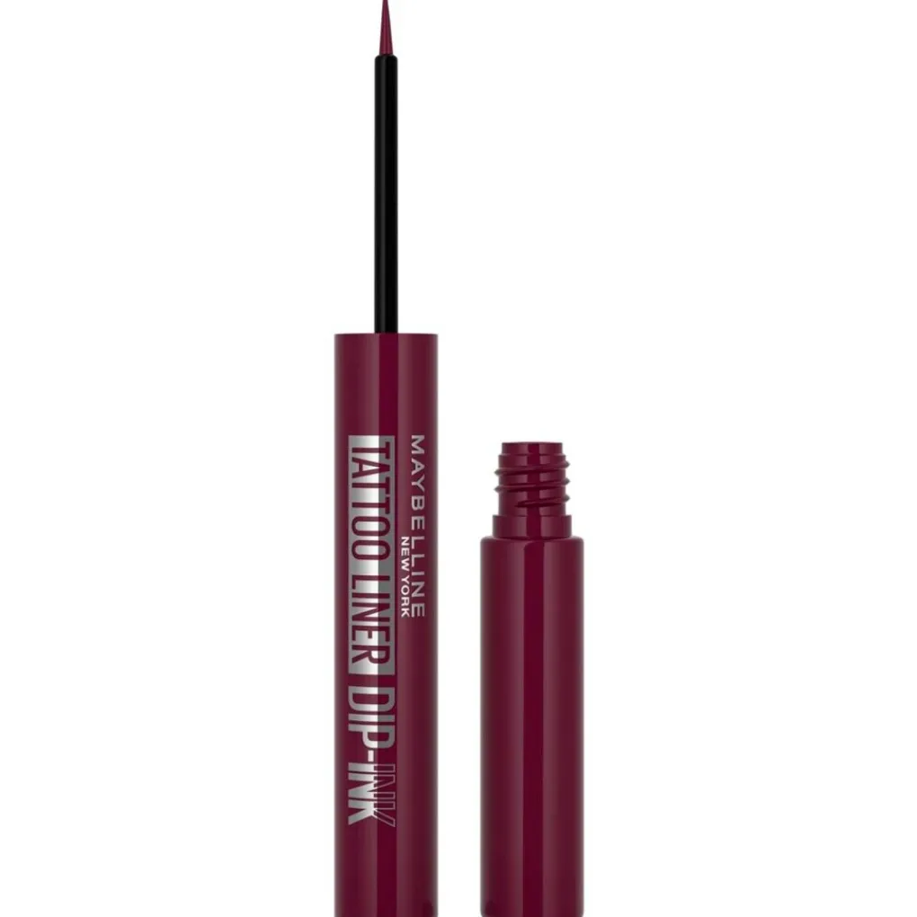 Maybelline Eyeliner>New York Tattoo Liner 103 Burgundy Boost Dip-Ink Liquid Eyeliner