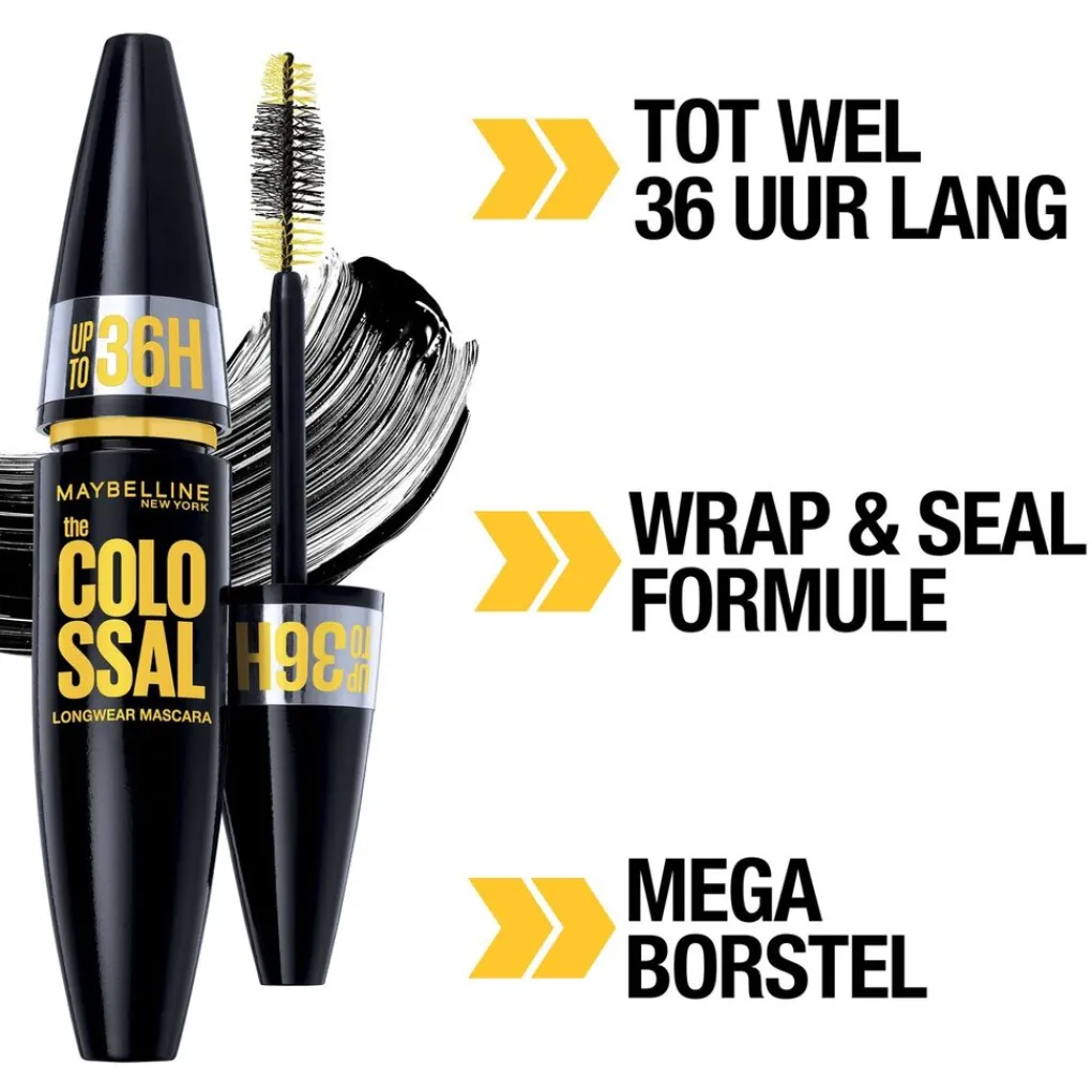 Maybelline Mascara>New York The Colossal 36H Longwear Waterproof Mascara
