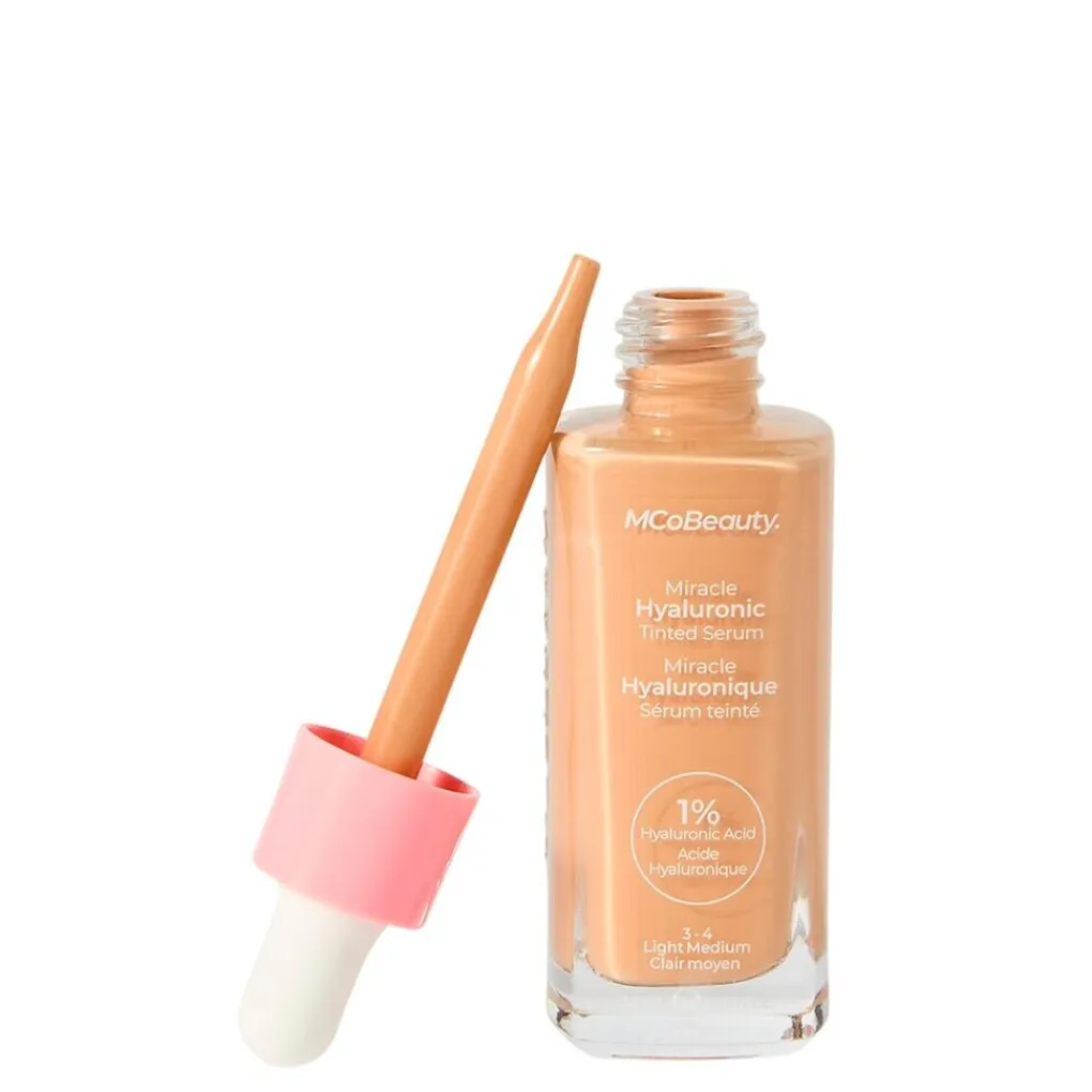 MCoBeauty Foundation>3-4 Light Medium Miracle Hyaluronic Tinted Serum