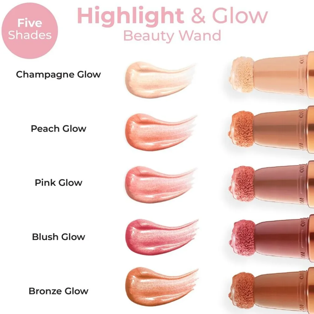 MCoBeauty Highlighter>Highlight & Glow Pink Glow Beauty Wand
