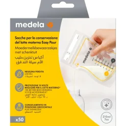 Medela Borstvoedingsaccessoires>Moedermelkbewaarzakjes met Schenktuit