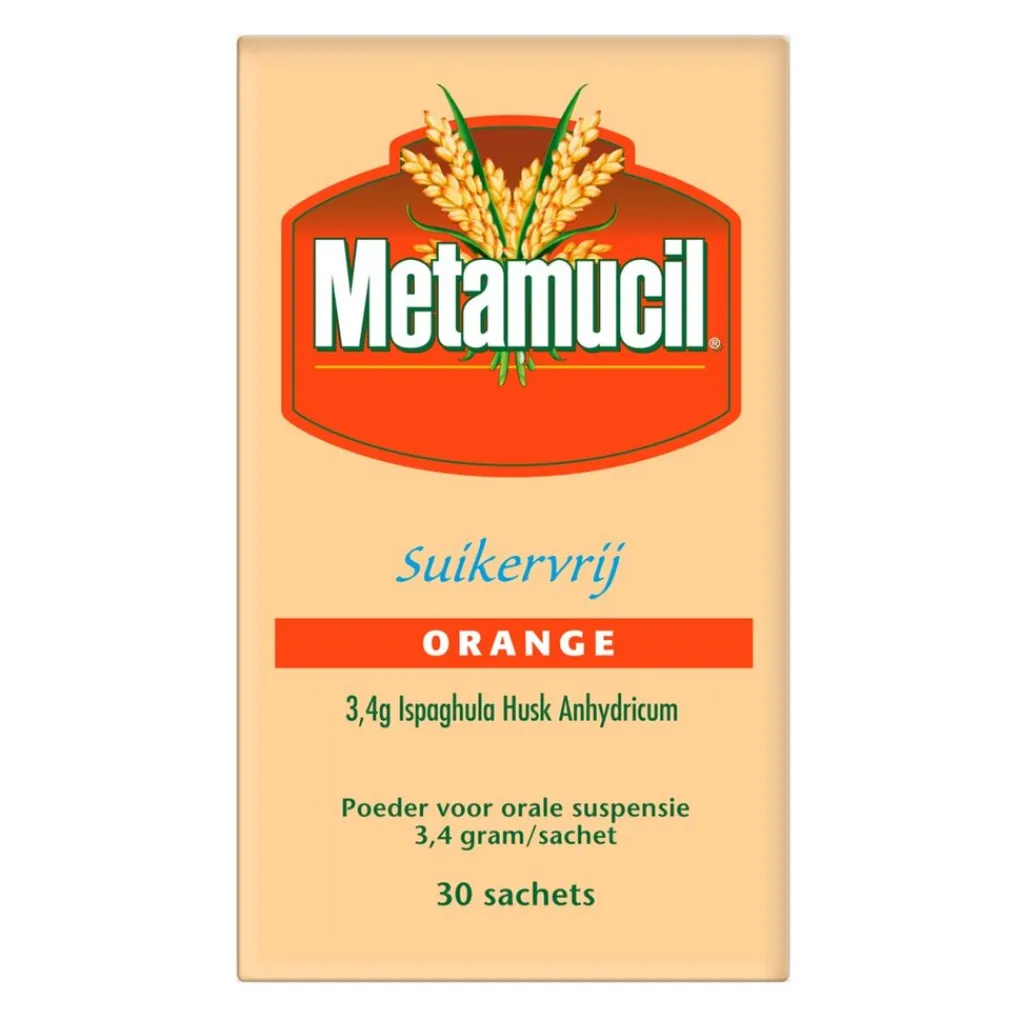 Metamucil Maag- En Of Darm>Orange Sachets