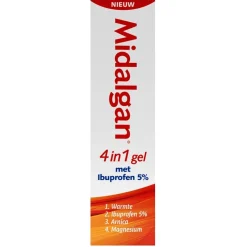 Midalgan Spieren En Gewrichten>4-in-1 Gel met Ibuprofen 5%