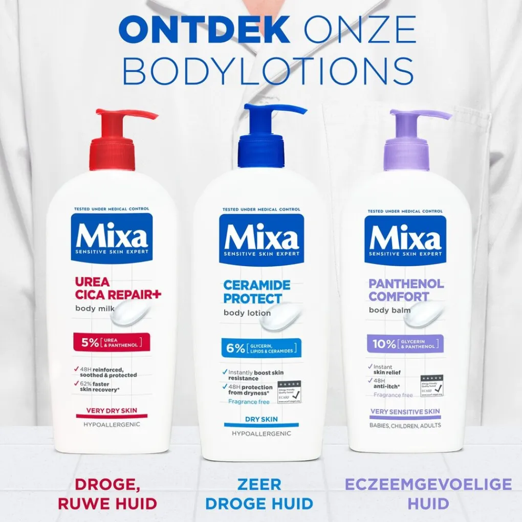 Mixa Bodylotion>Urea Cica Repair Herstelondersteunende Bodylotion