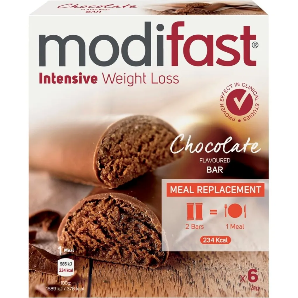 Modifast Maaltijdrepen, Drinkmaaltijden|Maaltijdvervangers>Melkchocolade Lunchreep