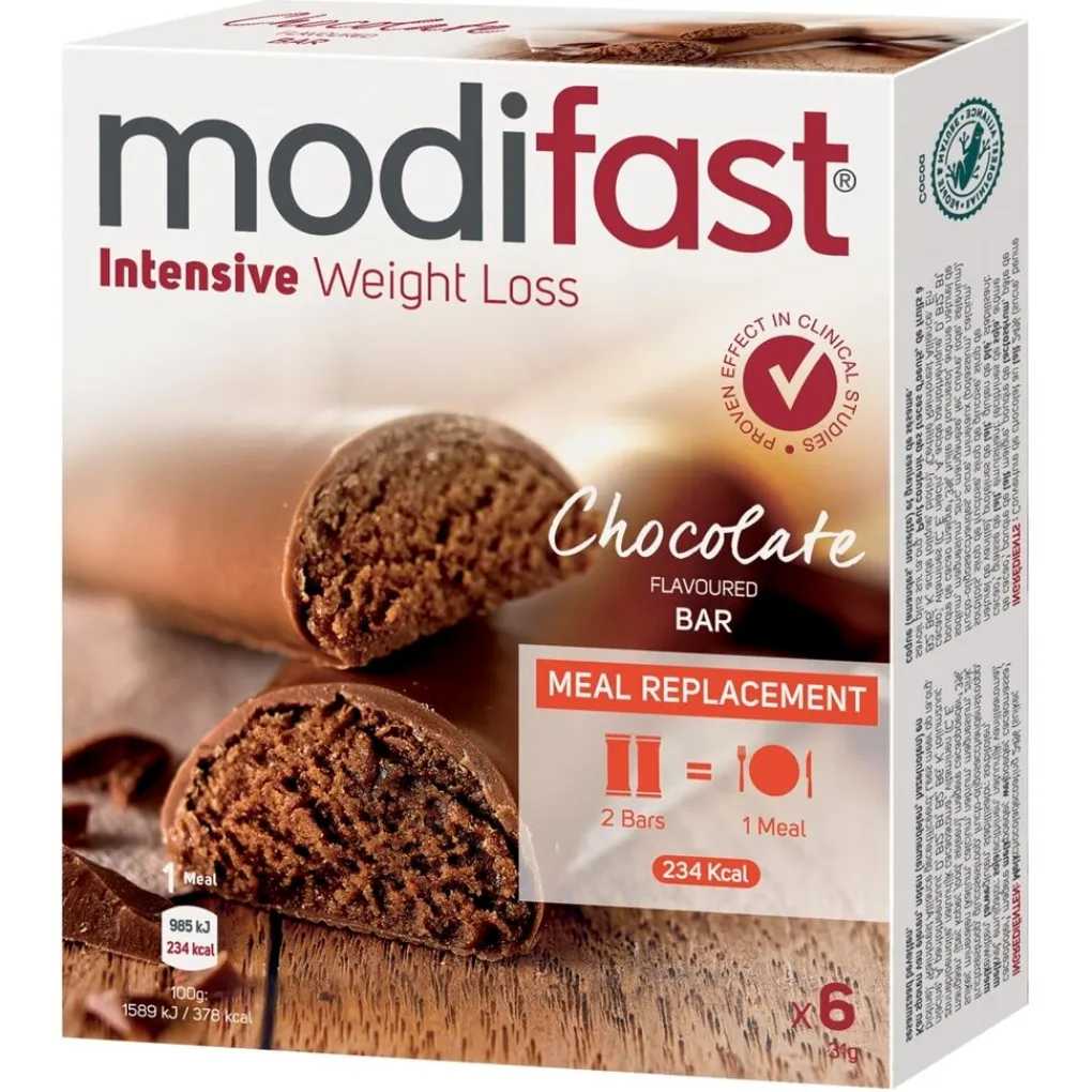 Modifast Maaltijdrepen, Drinkmaaltijden|Maaltijdvervangers>Melkchocolade Lunchreep