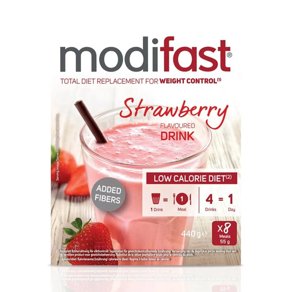 Modifast Maaltijdvervangers>Strawberry Milkshake