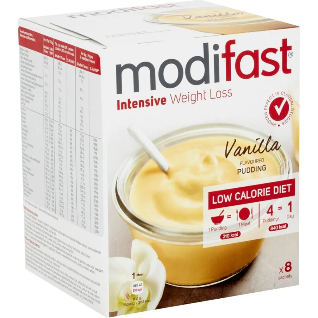 Modifast Maaltijdvervangers>Vanilla Pudding