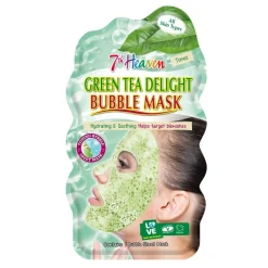 7th Heaven Gezichtsmaskers>Montagne Jeunesse Green Tea Bubble Sheet Masker