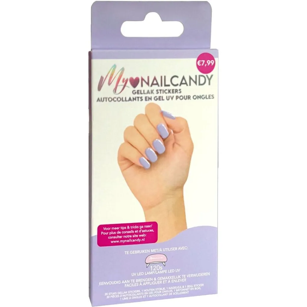 MY NAILCANDY Gellak|Nagelstickers>Lilac Gellak Stickers