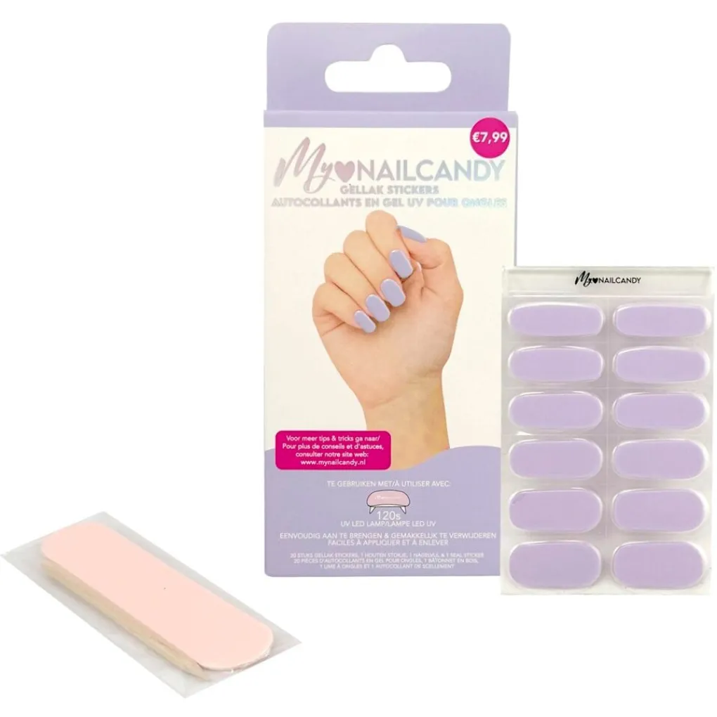 MY NAILCANDY Gellak|Nagelstickers>Lilac Gellak Stickers