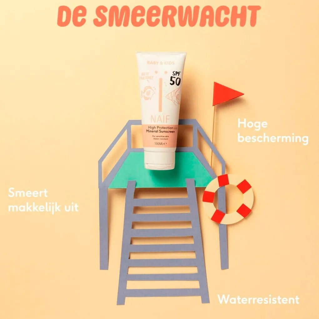 Naïf Baby Zonnebrand|Zonnebrand>Baby & Kids SPF50 Mineral Sunscreen Zonnebrandcrème