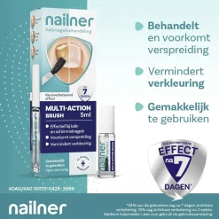 Nailner Kalknagels>Multi-Action 2-in-1 Kalknagelkwastje