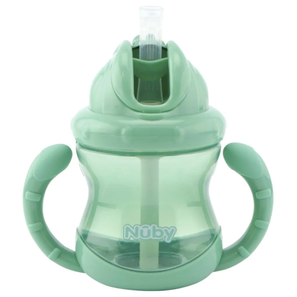 Nuby Drinkbeker>Nûby 12+M Flip-It Beker Met Handvat