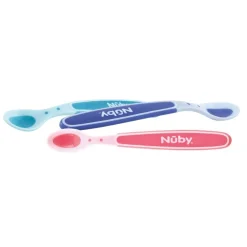 Nuby Kinderservies>Nûby 4M+ Thermolepels