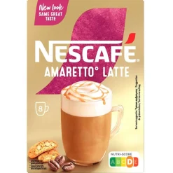 Nescafe Koffie>Nescafé Latte Amaretto Oploskoffie