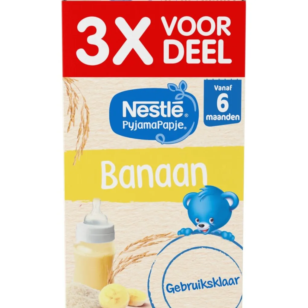 Nestle Babypap>Nestlé Baby 6+M Banaan Pyjamapapje