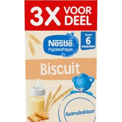 Nestle Babypap>Nestlé 6+M Biscuit Pyjamapapje