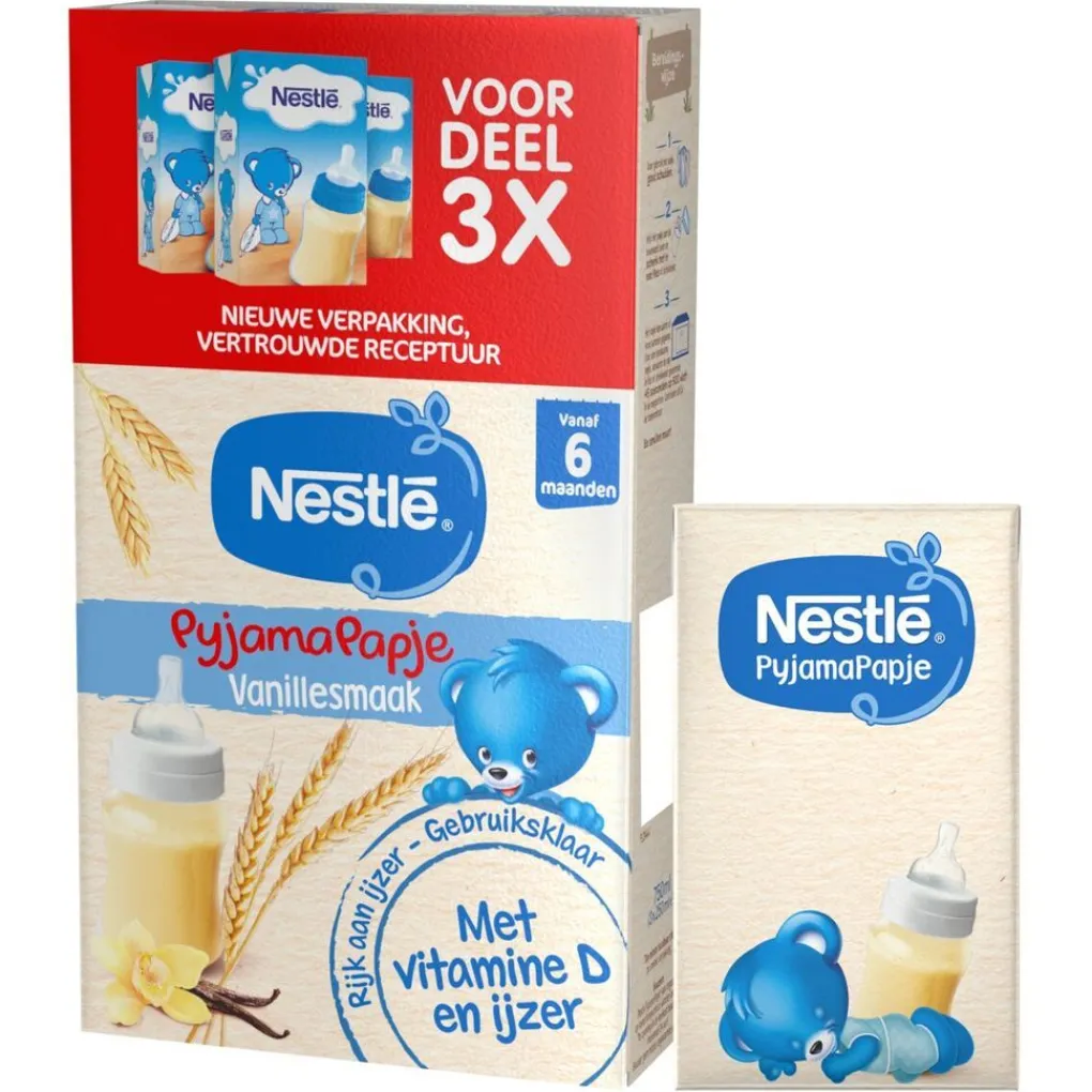 Nestle Babypap>Nestlé 6+M Vanille Pyjamapapje