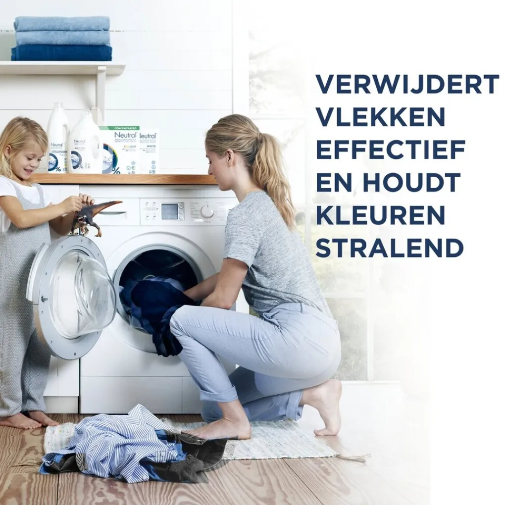 Neutral Wasmiddel>Kleur Parfumvrij Vloeibaar Wasmiddel