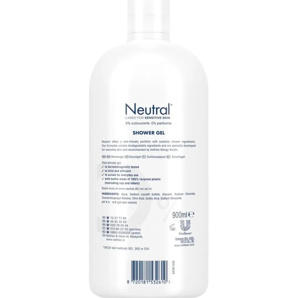 Neutral Douchegel>Sensitive Skin Shower Gel