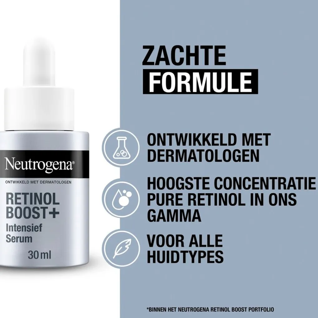 Neutrogena Dermacare|Serum>Anti-Age Retinol Boost+ Parfumvrij Intensief Serum