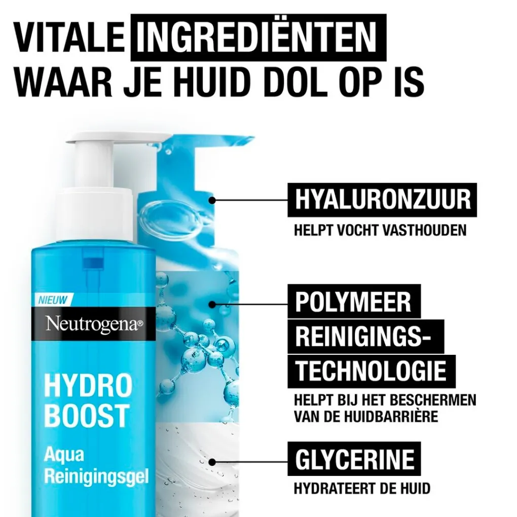 Neutrogena Dermacare|Gezichtsreiniging>Hydro Boost Aqua Reinigingsgel