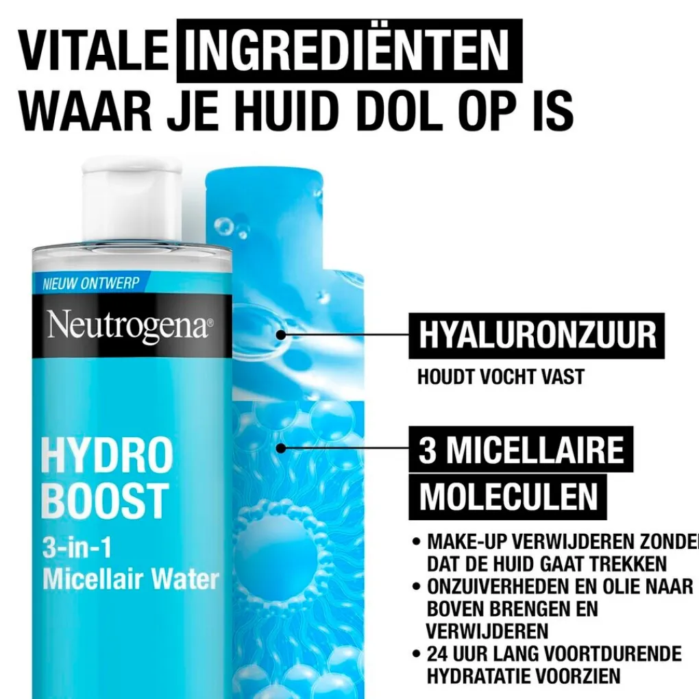 Neutrogena Dermacare|Gezichtsreiniging>Hydro Boost 3-in-1 Micellair Water