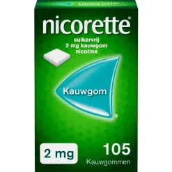 Nicorette Stoppen Met Roken>Classic 2mg Suikervrije Kauwgom