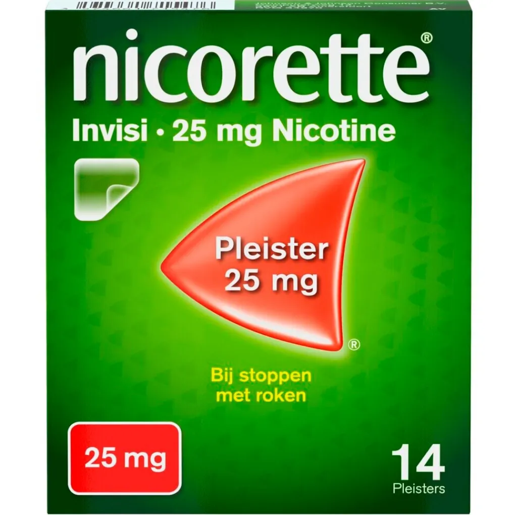 Nicorette Stoppen Met Roken>Invisi Patch 25mg Nicotinepleisters