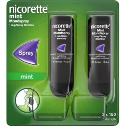 Nicorette Stoppen Met Roken>Mint 1mg Suikervrije Mondspray
