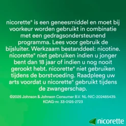 Nicorette Stoppen Met Roken>Nicotine Freshmint 4mg Suikervrije Zuigtabletten