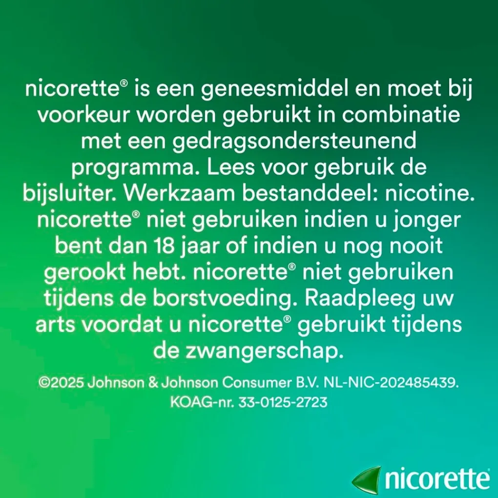 Nicorette Stoppen Met Roken>Nicotine Freshmint 4mg Suikervrije Zuigtabletten