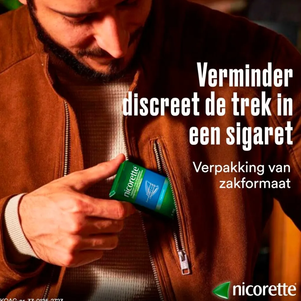 Nicorette Stoppen Met Roken>Nicotine Freshmint 4mg Suikervrije Zuigtabletten