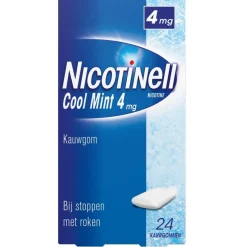 Nicotinell Stoppen Met Roken>4mg Coolmint Kauwgom