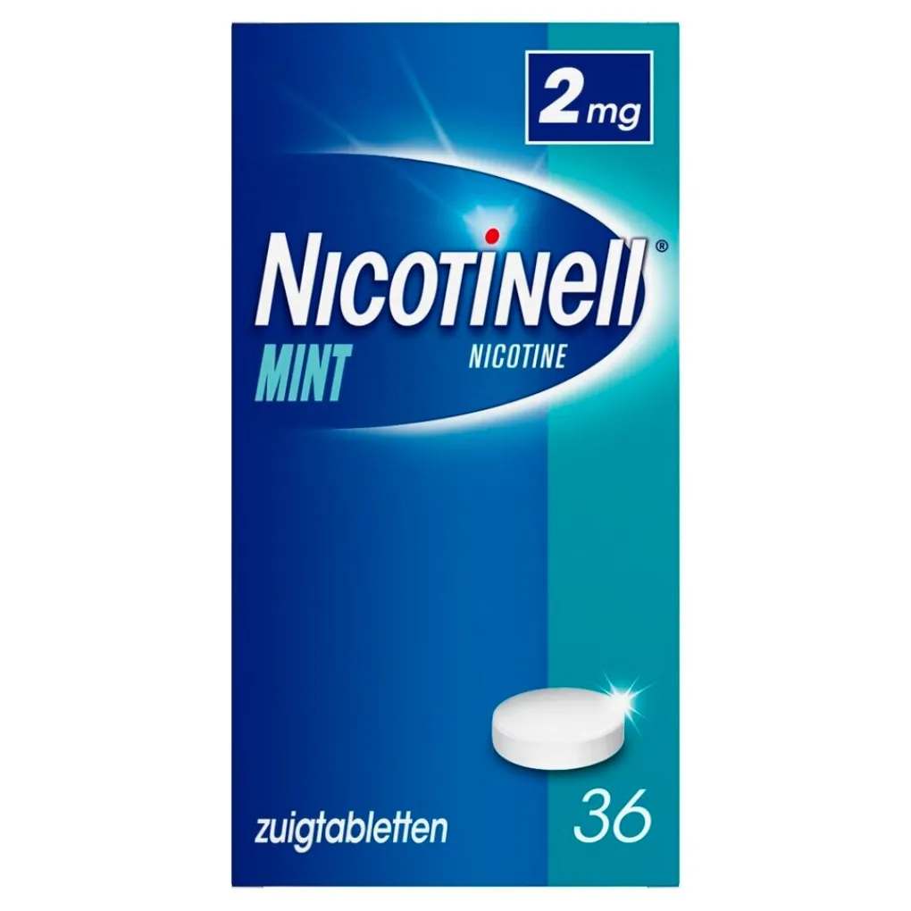 Nicotinell Stoppen Met Roken>Mint 2mg Zuigtabletten