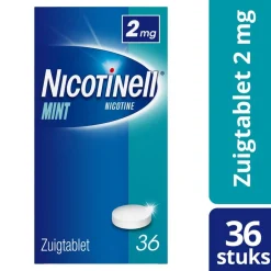 Nicotinell Stoppen Met Roken>Mint 2mg Zuigtabletten