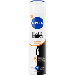 Nivea Deospray>Black & White Invisible Ultimate Impact Antitranspirant Spray