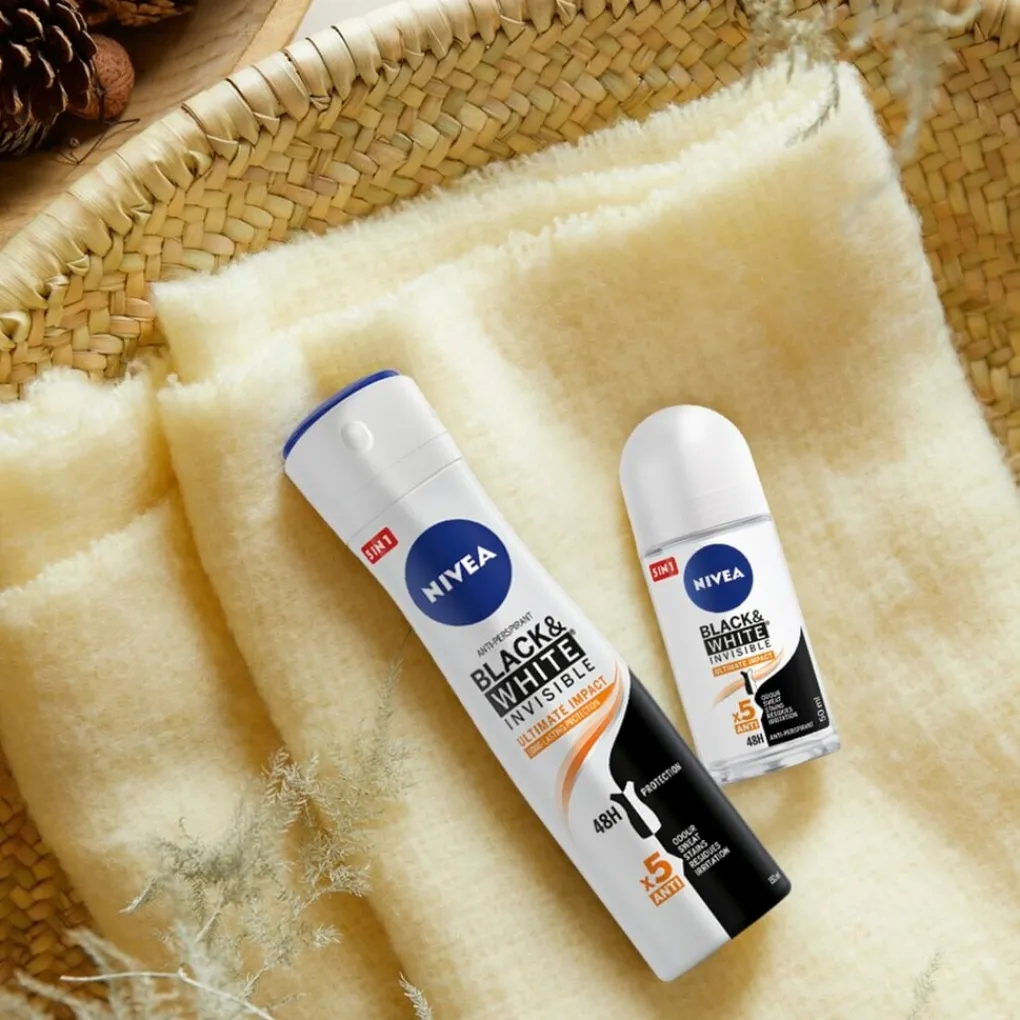 Nivea Deospray>Black & White Invisible Ultimate Impact Antitranspirant Spray