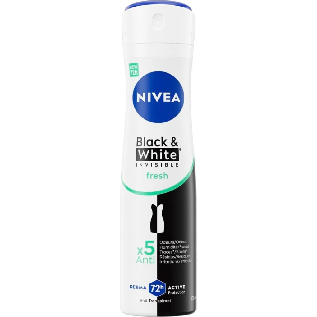 Nivea Deospray>Black & White Invisible Fresh Antitranspirant Spray