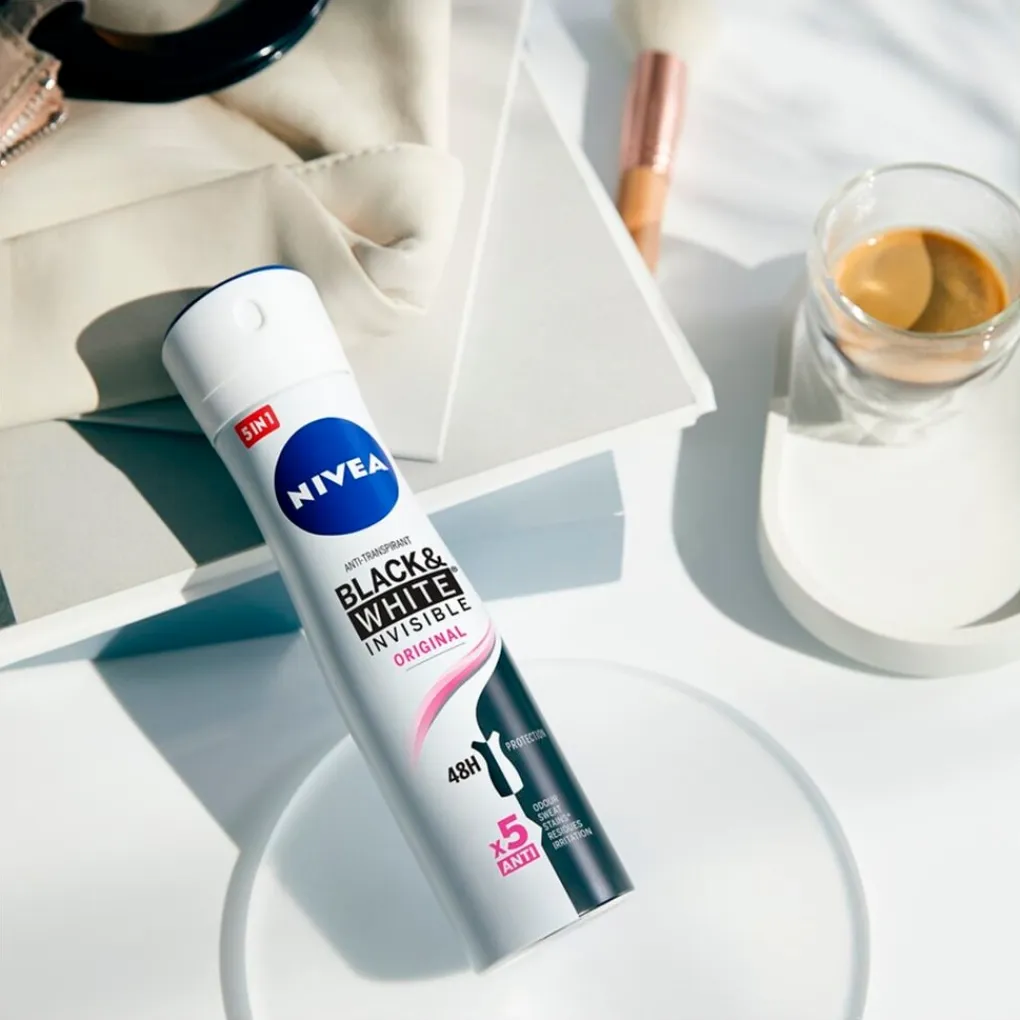 Nivea Deospray>Black & White Invisible Original Antitranspirant Spray