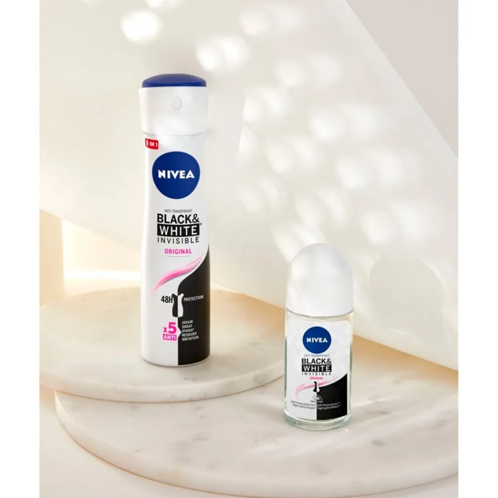 Nivea Deospray>Black & White Invisible Original Antitranspirant Spray