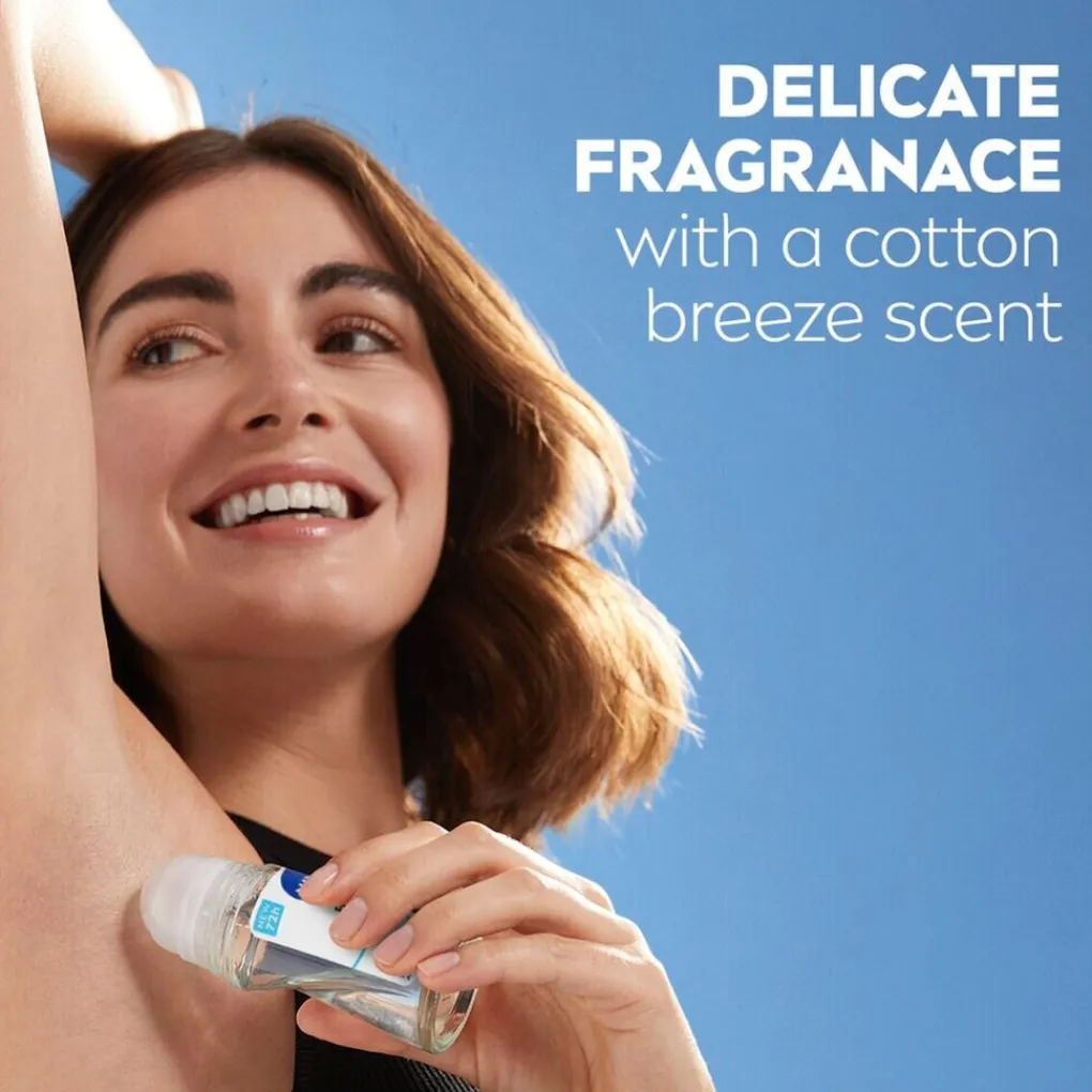 Nivea Deoroller>Black & White Invisible Pure Antitranspirant Roller