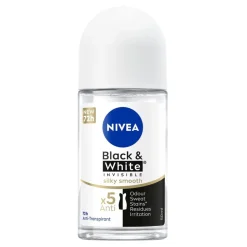 Nivea Deoroller>Black & White Invisible Silky Smooth Antitranspirant Roller