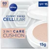 Nivea Skincare Foundation>NIVEA Cellular Expert Finish 03 Medium Dark SPF15 3-In-1 Care Cushion Foundation
