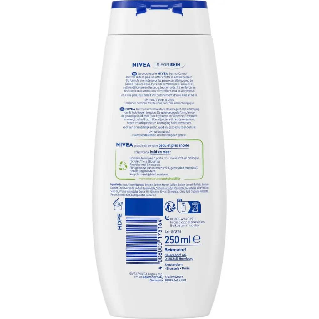 Nivea Douchegel>Derma Control Restore Douchegel