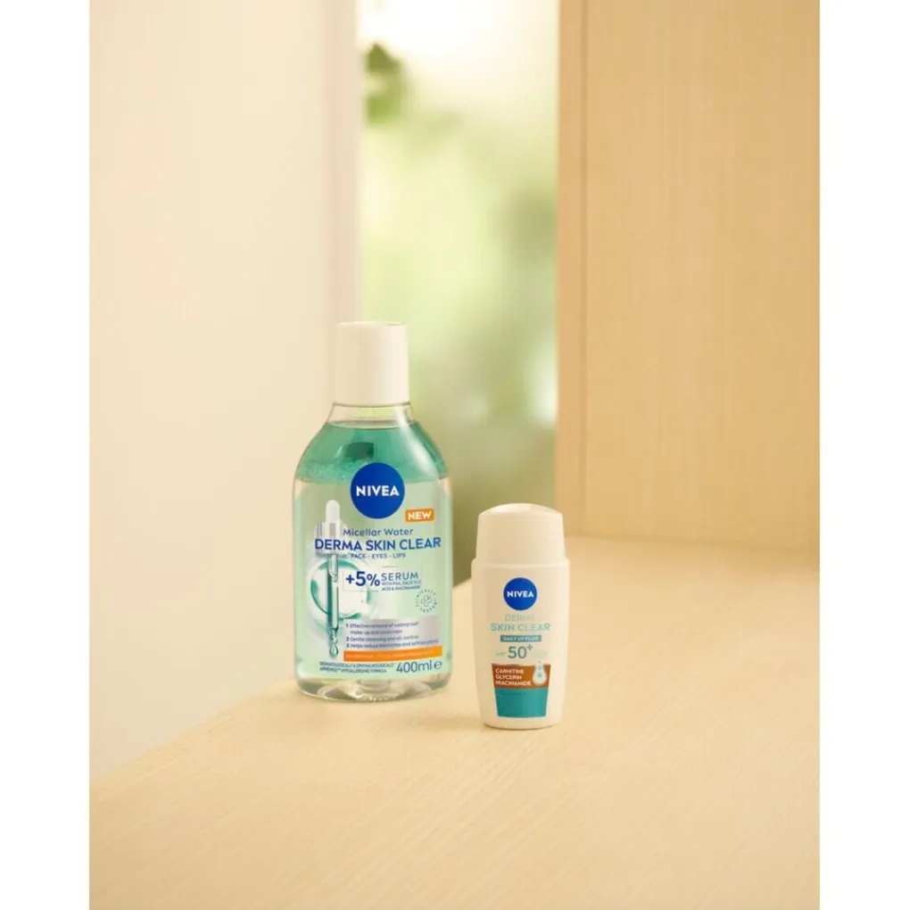 Nivea Skincare Zonnebrand|Dagcreme>Nivea Derma Skin Clear Dagelijkse Anti-Uv Fluïde