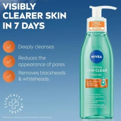 Nivea Skincare Gezichtsreiniging>NIVEA Derma Skin Clear Reinigingsgel