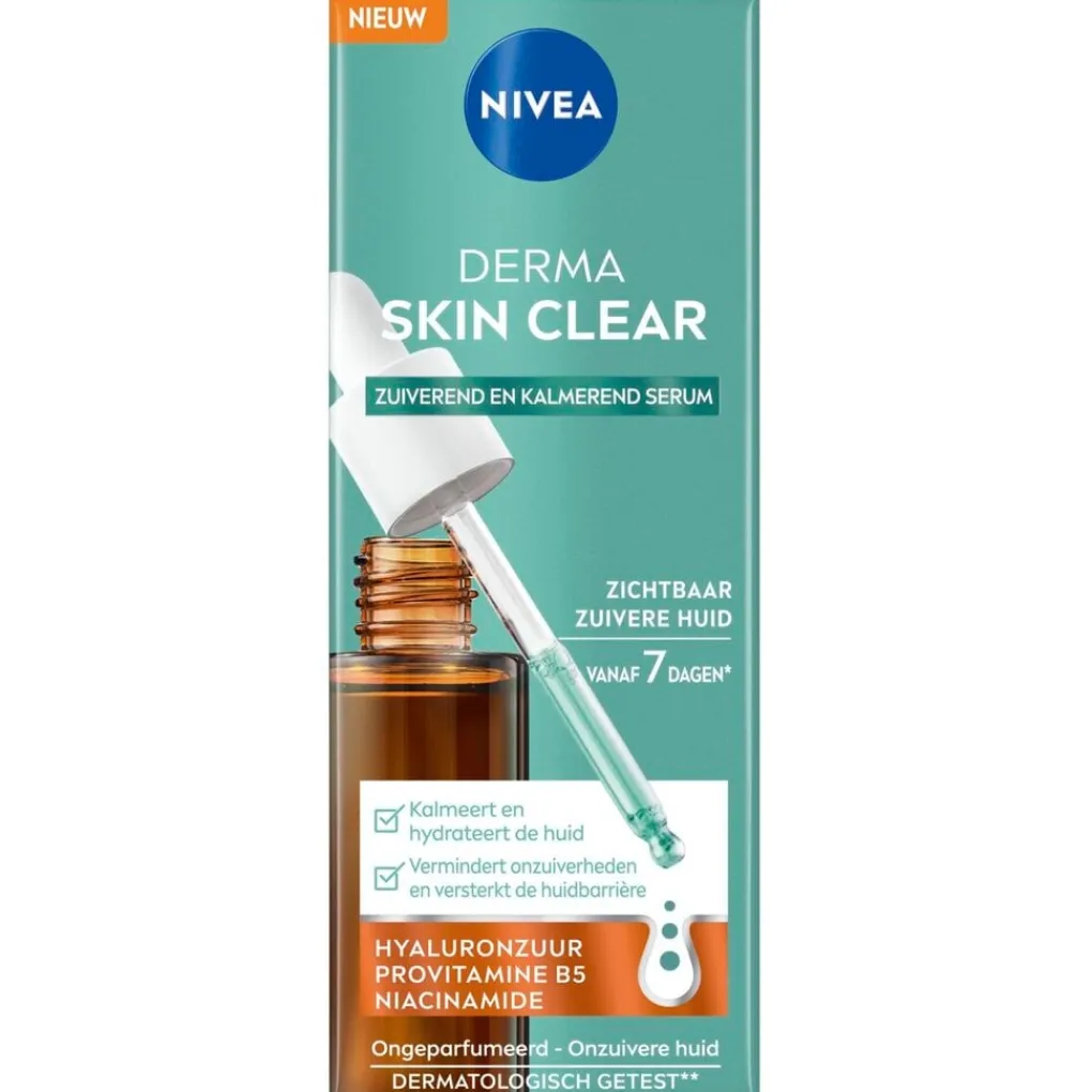 Nivea Skincare Serum>NIVEA Derma Skin Clear Zuiverend en Kalmerend Serum